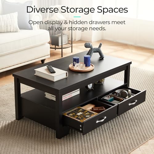 Farmhouse Coffee Table with Storage