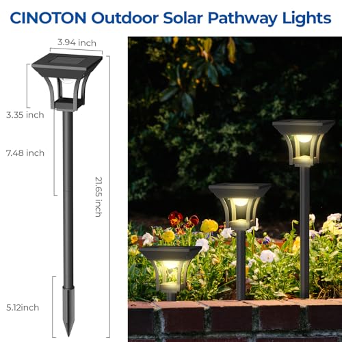 RGBCW Solar Pathway Lights Outdoor (6 Count)