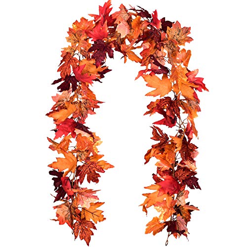 2 Pack Maple Leaves Fall Garland (2 Count)