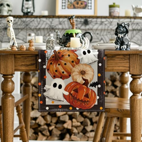210 GSM Halloween Table Runner Home Party Decor 13x108 Inch
