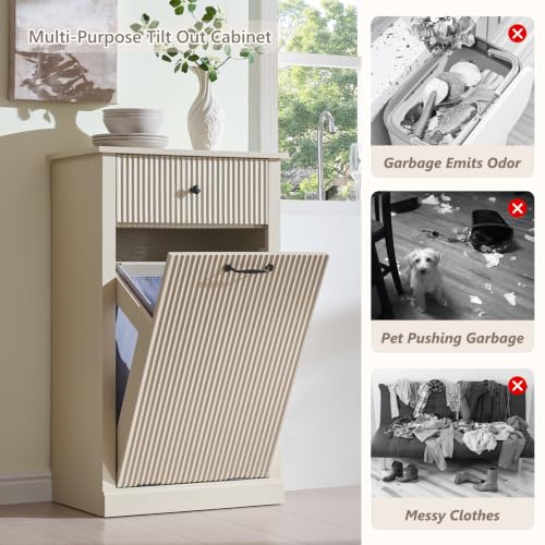 Tilt Out Trash Can Cabinet
