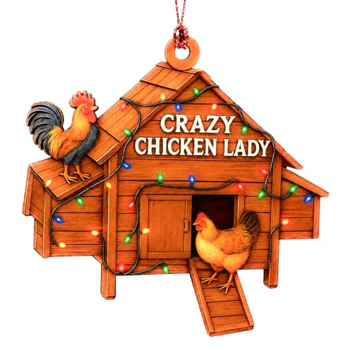 Chicken Christmas Ornaments