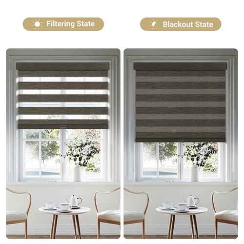 Cordless Zebra Blinds for Windows