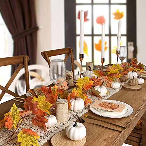 2 Pack Fall Garland Maple Leaf (11.8 Foot)
