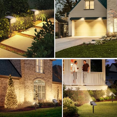 Solar Spot Lights Outdoor 10 Pack (10 Count)