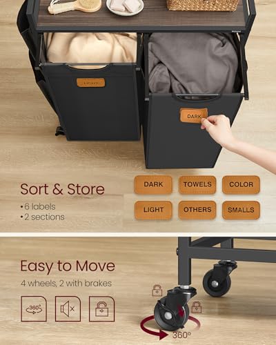 Laundry Hamper 2 Section