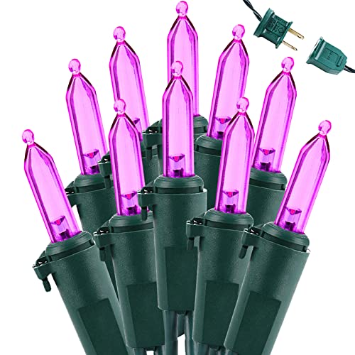 Purple Halloween Lights Connectable (33 Foot)