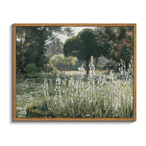 Framed Canvas Wall Art Vintage Decor