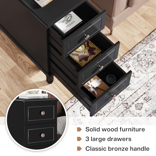 Solid Wood End Table