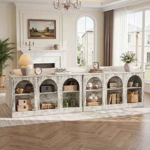 10.5FT Extra Long Arched Console Table Set of 2 (2 Count)