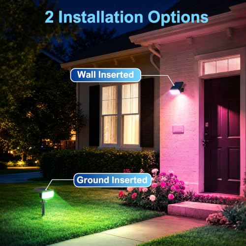 Solar Spot Lights Outdoor Waterproof (8 Count)