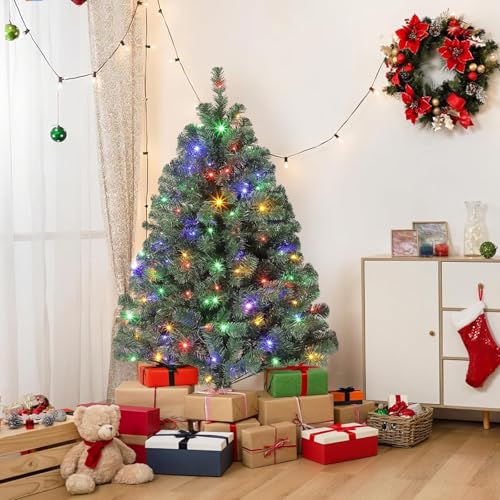 4.5 ft Artificial Christmas Tree Prelit