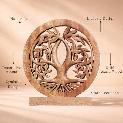 Wood Tree of Life Sculpture