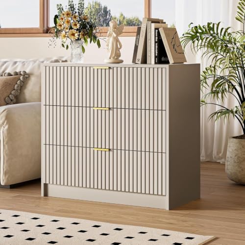 3 Drawer Nightstand Set of 2