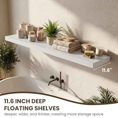 36 Inch Floating Shelves for Wall Set of 2