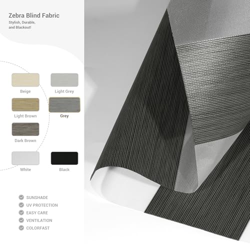 Cordless Zebra Blinds for Windows