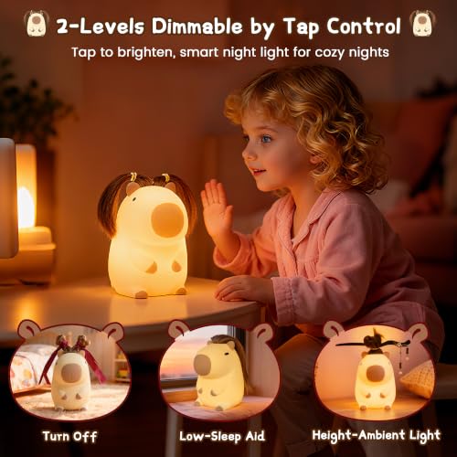 Cute Capybara Night Light