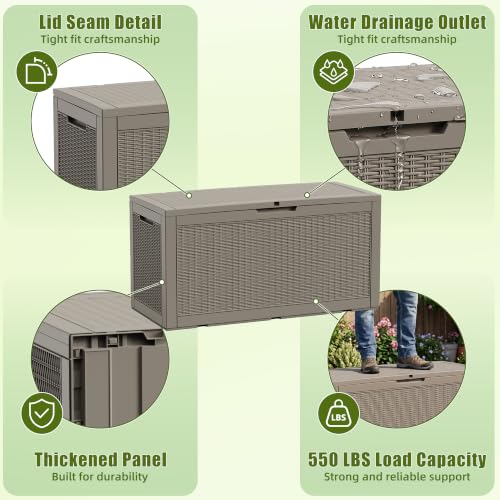 160 Gallon Deck Box