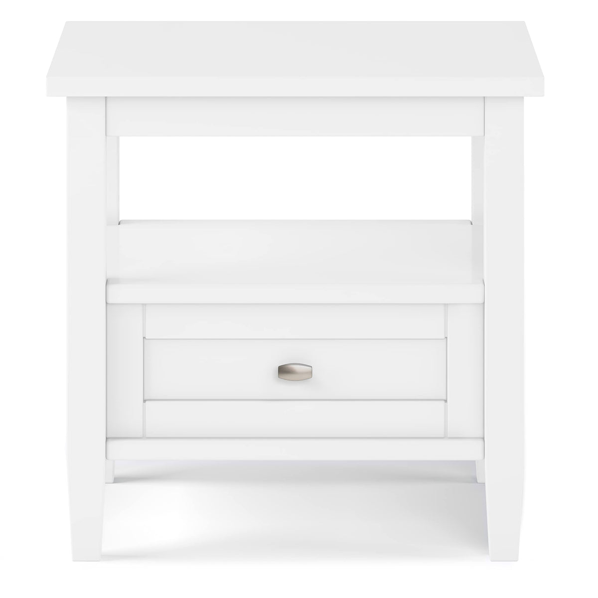 Warm Shaker 20" Wide End Tables in White
