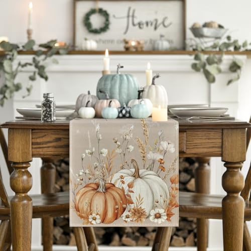 210 GSM Fall Table Runner Home Party Decor 13x60 Inch