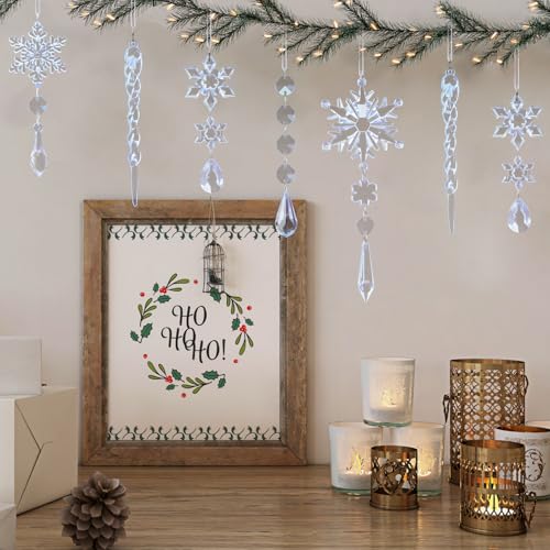 Crystal Christmas Tree Ornaments (32 Count)