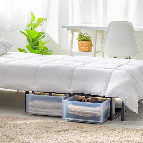 2 Pack 30 Qt. Stacking Drawer Organizer with Sliding Drawer (2 Count)