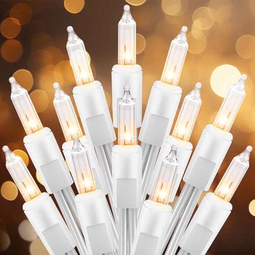 50 Count 10 Feet Warm White Christmas Lights