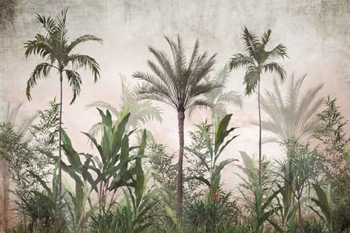 Tropical Greenery and Leaves Mural
