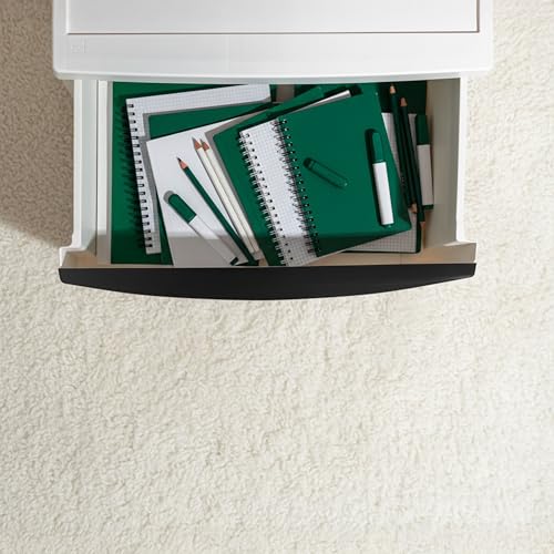 4 Drawer Wide Plastic Drawer Organizer