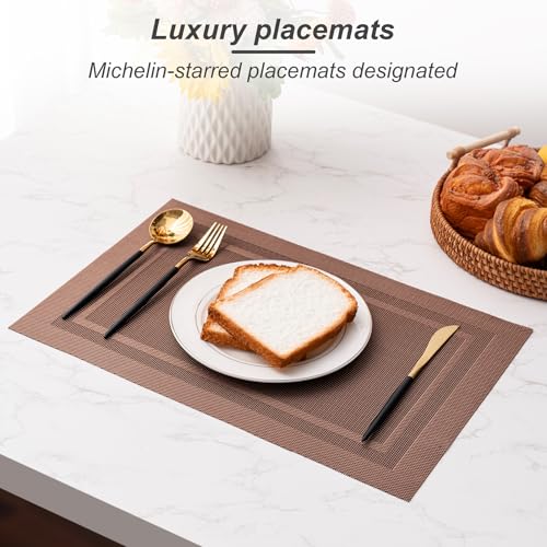 Placemats Set of 6 Washable Indoor (6 Count)