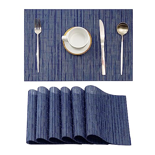 Blue Placemats Set of 6 (8 Count)