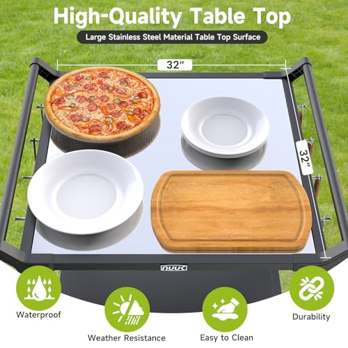 Outdoor Grill Cart on Wheel 32" x 32"