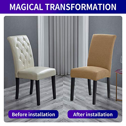 Stretch Chair Covers for Dining Room Set of 2