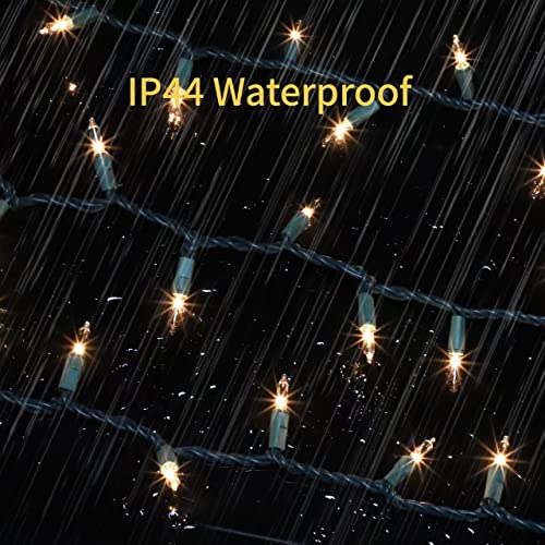 Green Wire Clear Incandescent Bulb 100 Mini String Lights for Indoor Christmas Tree Garland Birthday Wedding Party Festival Decoration (100 Count)
