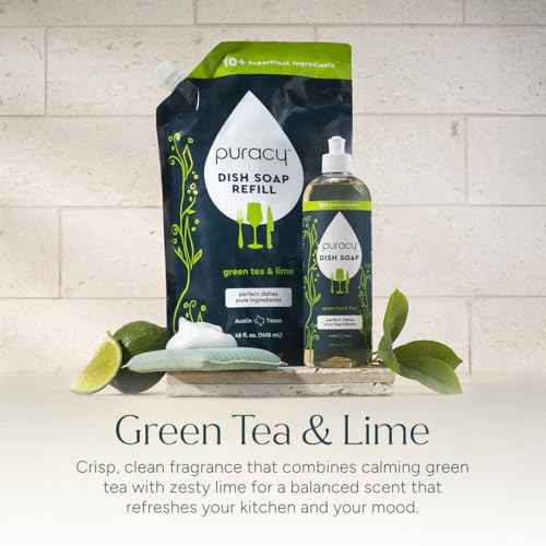 Dish Soap Green Tea & Lime (48 Fl Oz)