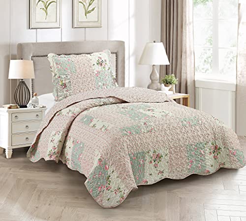 Rose and Sage Quilt Set (2 Count)