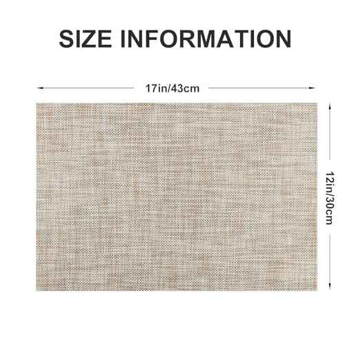Vinyl Placemats Set of 8 (4 Count)
