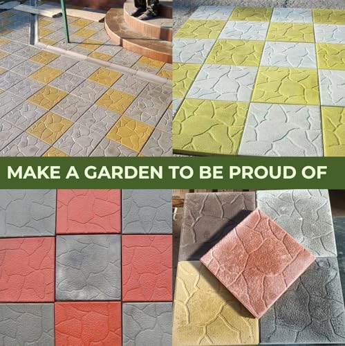 Plastic Molds Concrete Set Patio Paving Mold 4 pcs