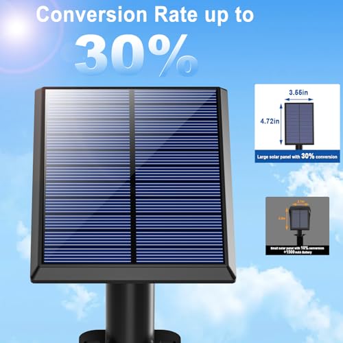 Solar Lights Outdoor Waterproof Flag Spotlights 6 Pack (6 Count)