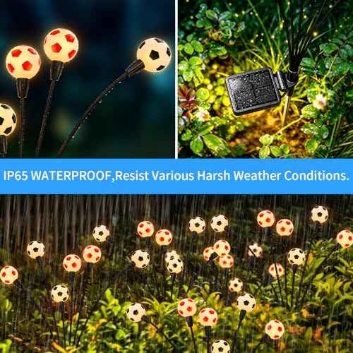 2026 Solar Soccer Lights (8 Count)