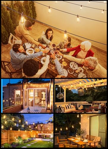 108FT Solar String Lights Outdoor