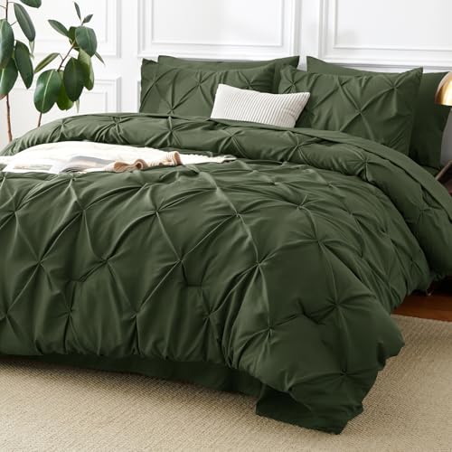 Oversized King Comforter Set Olive Green