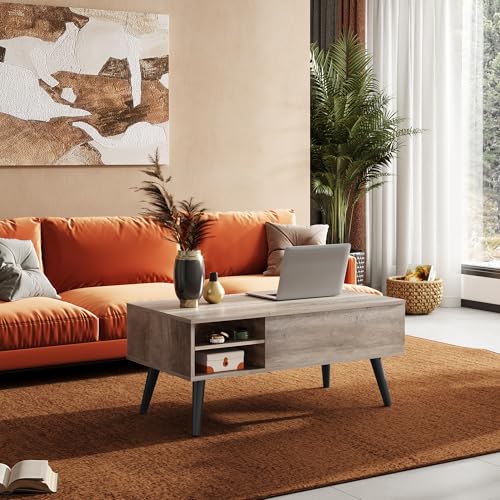 Lift Top Coffee Table with Hidden Storage