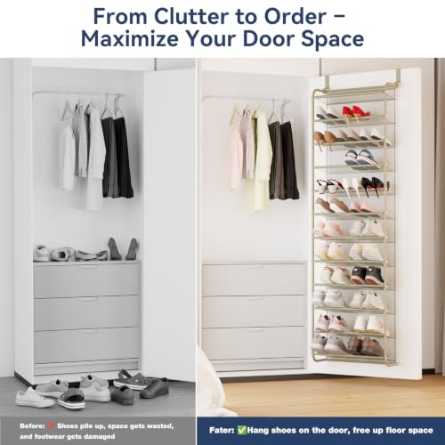 36 Pair Over the Door Shoe Rack