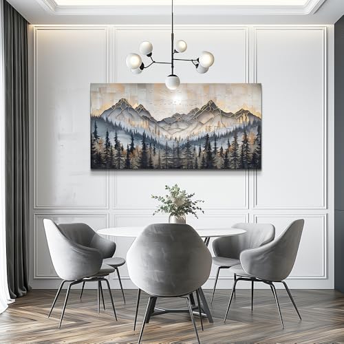 Large Canvas Wall Art For Bedroom Large Wall Decor For Living Room Dining Room Modern Office Abstract Ink