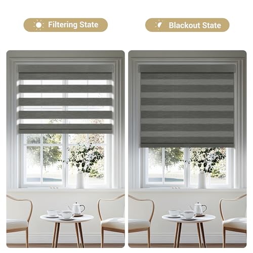 Cordless Zebra Blinds for Windows