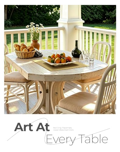 Gold Frame Placemats Set of 8 (8 Count)