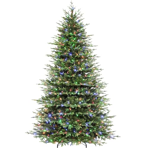 9 ft Prelit Christmas Tree with Realistic PE Foliage