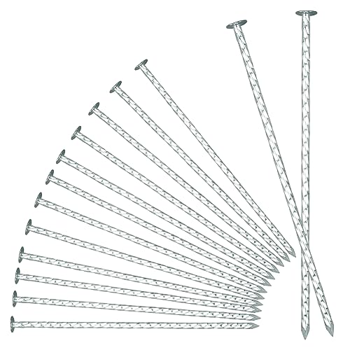 8" Heavy Duty Spiral Landscape Spikes (100 Count)