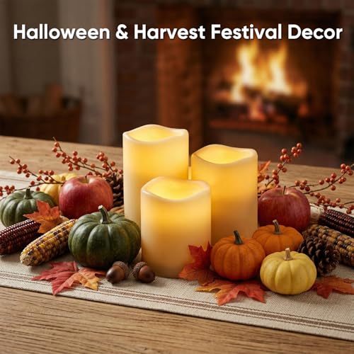 3" x 6" Outdoor Waterproof Flameless Candles (6 Count)